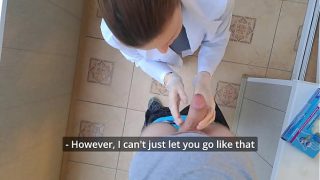 Dokter Muda Rusia Melayanku Dengan Mulutnya Saat Konsultasi! (asmr Pov)