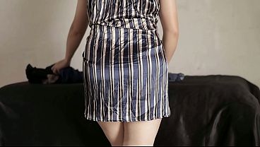 Gadis Indo Tanpa Celana Dalam, Lagi Beres-beres Tiba-tiba Ditusuk Kontol Dari Belakang