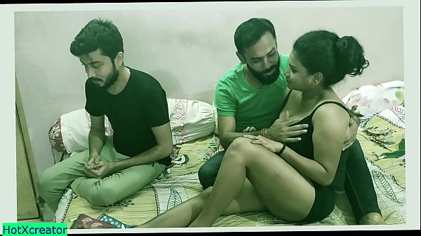 Pacar Seksi Pria India Berbagi Dengan Perjaka, Mereka Bertiga Bercinta Bergairah Dengan Suara Hindi Yang Jelas!