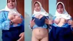 Smp Hijab Masih Pake Baju Seragam, Makin Keliatan Polosnya Bikin Pengen Godain.