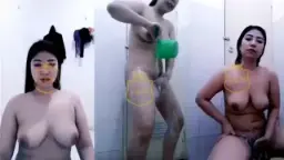 Miss Atut Mandi Bugil, Basah Kuyup, Badan Mengkilap Menggoda.