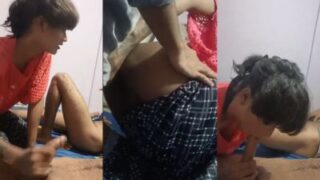 Shemale Horny Ngegas Nikmatin Dua Kontol Bareng Di Threesome Panas