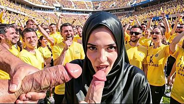 Fans Bola Jerman Digangbang Tim Lawan – Video Interaktif Ai