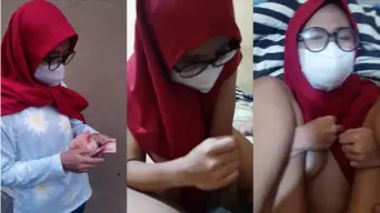 Bokep Cewek Berhijab Random Di Kosan, Ngocok Sampe Basah.