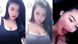 Chibell Tanktop Hitam Bikin Si Doi Auto Ngaceng.